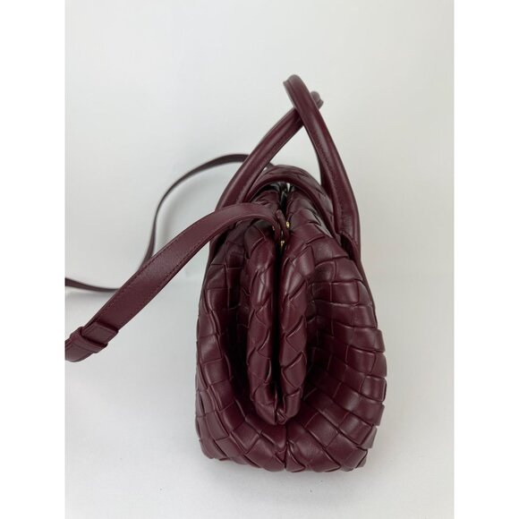 Bottega Veneta Nappa Intrecciato Teen The Lauren 1980 Bauletto Barolo Bag - Picture 8 of 16
